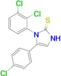 5-(4-chlorophenyl)-1-(2,3-dichlorophenyl)-2,3-dihydro-1H-imidazole-2-thione