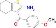 3-(4-Methoxybenzoyl)-4,5,6,7-tetrahydro-1-benzothiophen-2-amine