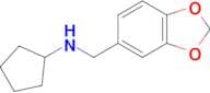 N-(1,3-Dioxaindan-5-ylmethyl)cyclopentanamine