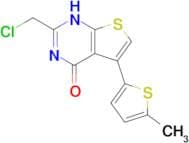 2-(chloromethyl)-5-(5-methylthiophen-2-yl)-1H,4H-thieno[2,3-d]pyrimidin-4-one