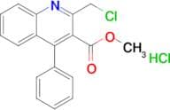 Methyl 2-(chloromethyl)-4-phenylquinoline-3-carboxylate hydrochloride