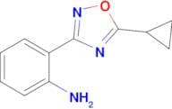 2-(5-Cyclopropyl-1,2,4-oxadiazol-3-yl)aniline