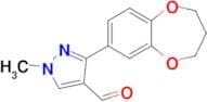 3-(3,4-Dihydro-2H-1,5-benzodioxepin-7-yl)-1-methyl-1H-pyrazole-4-carboxaldehyde