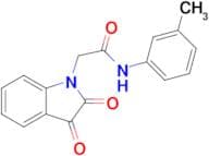 2-(2,3-Dioxo-2,3-dihydro-1h-indol-1-yl)-n-(3-methylphenyl)acetamide