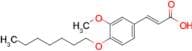 (2e)-3-[4-(heptyloxy)-3-methoxyphenyl]prop-2-enoic acid