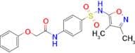 N-(4-(n-(3,4-Dimethylisoxazol-5-yl)sulfamoyl)phenyl)-2-phenoxyacetamide