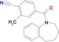 2-Methyl-4-(2,3,4,5-tetrahydro-1H-benzo[b]azepine-1-carbonyl)benzonitrile