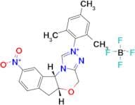 (5aR,10bS)-2-mesityl-9-nitro-5a,10b-dihydro-4H,6H-indeno[2,1-b][1,2,4]triazolo[4,3-d][1,4]oxazin-2…