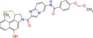 (S)-N-(2-(1-(Chloromethyl)-5-hydroxy-9-methyl-2,3-dihydro-1H-benzo[e]indole-3-carbonyl)imidazo[1,2…