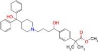 Methyl 2-(4-(1-hydroxy-4-(4-(hydroxydiphenylmethyl)piperidin-1-yl)butyl)phenyl)-2-methylpropanoate
