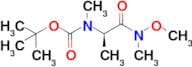 (R)-tert-Butyl (1-(methoxy(methyl)amino)-1-oxopropan-2-yl)(methyl)carbamate
