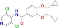 3,4-Bis(cyclopropylmethoxy)-N-(3,5-dichloropyridin-4-yl)benzamide
