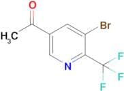 1-(5-Bromo-6-(trifluoromethyl)pyridin-3-yl)ethanone