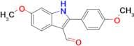 6-Methoxy-2-(4-methoxyphenyl)-1H-indole-3-carbaldehyde