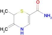 2-methyl-3-methylidene-3,4-dihydro-2H-1,4-thiazine-6-carboxamide