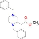 Methyl 2-(1,4-dibenzylpiperazin-2-yl)acetate