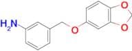 3-[(2H-1,3-Benzodioxol-5-yloxy)methyl]aniline