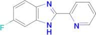 6-fluoro-2-(pyridin-2-yl)-1H-1,3-benzodiazole