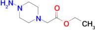 Ethyl 2-(4-aminopiperazin-1-yl)acetate