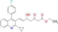 (E)-Ethyl 7-(2-cyclopropyl-4-(4-fluorophenyl)quinolin-3-yl)-5-hydroxy-3-oxohept-6-enoate