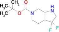 Tert-Butyl 3,3-difluorooctahydro-6H-pyrrolo[2,3-c]pyridine-6-carboxylate