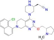 2-((S)-4-(7-(8-Chloronaphthalen-1-yl)-2-(((S)-1-methylpyrrolidin-2-yl)methoxy)-5,6,7,8-tetrahydrop…