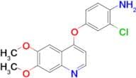 2-Chloro-4-((6,7-dimethoxyquinolin-4-yl)oxy)aniline