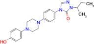 2-(Sec-butyl)-4-(4-(4-(4-hydroxyphenyl)piperazin-1-yl)phenyl)-2,4-dihydro-3H-1,2,4-triazol-3-one