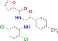 N-(1-((2,5-Dichlorophenyl)amino)-2-oxo-2-(p-tolyl)ethyl)furan-2-carboxamide