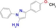 3-(4-Methoxyphenyl)-1-phenyl-1h-pyrazol-5-amine