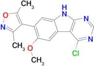 4-(4-Chloro-6-methoxy-9h-pyrimido[4,5-b]indol-7-yl)-3,5-dimethyl-isoxazole