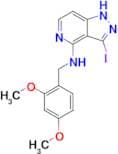 N-[(2,4-dimethoxyphenyl)methyl]-3-iodo-1h-pyrazolo[4,3-c]pyridin-4-amine
