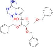 (3r,4r,5r)-2-(4-Aminopyrrolo[2,1-f][1,2,4]triazin-7-yl)-3,4-dibenzyloxy-5-(benzyloxymethyl)tetrahy…