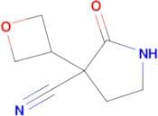 3-(Oxetan-3-yl)-2-oxo-pyrrolidine-3-carbonitrile