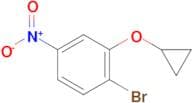 1-Bromo-2-(cyclopropoxy)-4-nitro-benzene