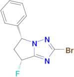 (5r,7r)-2-Bromo-7-fluoro-5-phenyl-6,7-dihydro-5h-pyrrolo[1,2-b][1,2,4]triazole