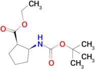 Ethyl (1R,2S)-2-((tert-butoxycarbonyl)amino)cyclopentane-1-carboxylate