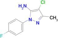 4-Chloro-1-(4-fluorophenyl)-3-methyl-1H-pyrazol-5-amine