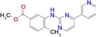 Methyl 4-methyl-3-((4-(pyridin-3-yl)pyrimidin-2-yl)amino)benzoate
