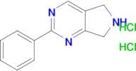 2-Phenyl-6,7-dihydro-5H-pyrrolo[3,4-d]pyrimidine dihydrochloride