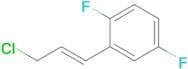 (E)-2-(3-chloroprop-1-en-1-yl)-1,4-difluorobenzene