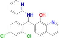 7-((2,4-Dichlorophenyl)(pyridin-2-ylamino)methyl)quinolin-8-ol