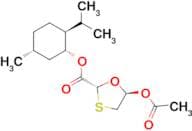 (1R,2S,5R)-2-isopropyl-5-methylcyclohexyl (2R,5R)-5-acetoxy-1,3-oxathiolane-2-carboxylate