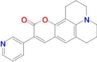 10-(Pyridin-3-yl)-2,3,6,7-tetrahydro-1H-pyrano[2,3-f]pyrido[3,2,1-ij]quinolin-11(5H)-one