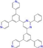4,6-Bis(3,5-di(pyridin-4-yl)phenyl)-2-phenylpyrimidine