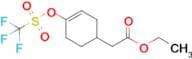 Ethyl 2-(4-(((trifluoromethyl)sulfonyl)oxy)cyclohex-3-en-1-yl)acetate