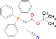 Tert-Butyl 3-cyano-2-(triphenylphosphoranylidene)propanoate