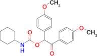 1,2-Bis(4-methoxyphenyl)-2-oxoethyl cyclohexylcarbamate
