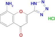 8-amino-2-(1H-1,2,3,4-tetrazol-5-yl)-4H-chromen-4-one hydrochloride
