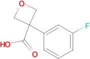 3-(3-Fluorophenyl)oxetane-3-carboxylic acid